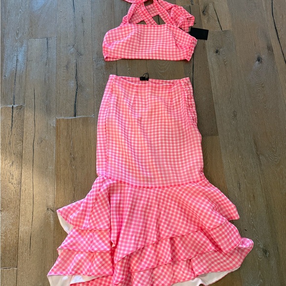 NBD Pink Plaid Set - Picture 6 of 6